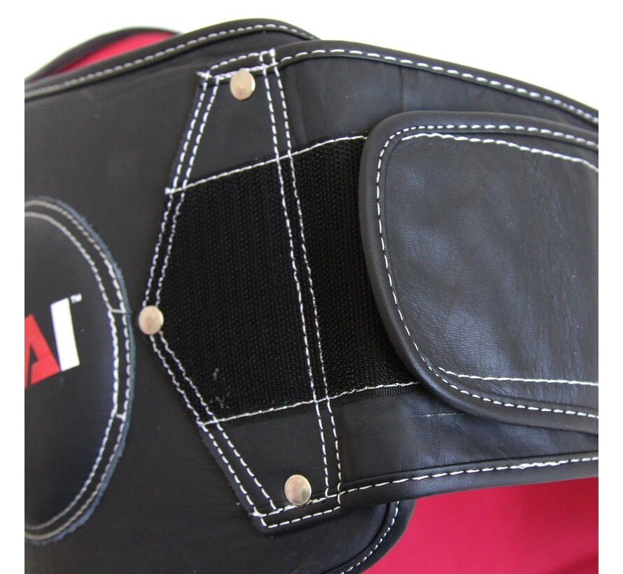 SMAI Thai belly pad, leather, black