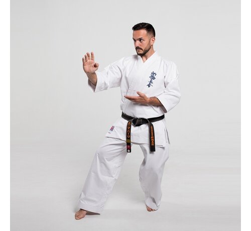 FUJIMAE Yantsu Shinkyokushin Karate pak - 14 oz (let op logo) - Maat 190 cm OP=OP