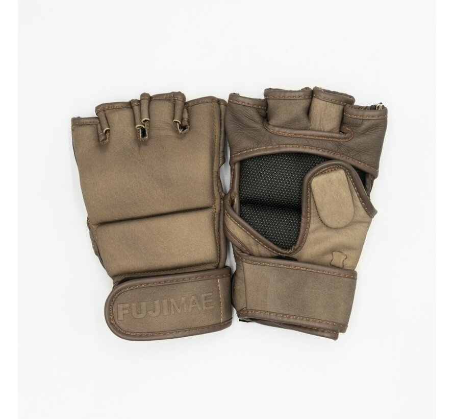 FUJIMAE Vintage Lederen MMA Handschoenen QS - Maat M - OP=OP