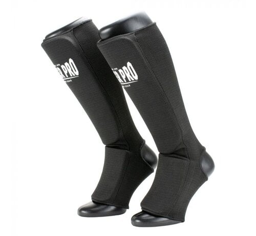 Super Pro Combat Gear Super Pro Combat Gear Scheenbeschermer, Zwart,Wit - Maat S - OP=OP