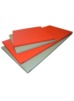 Phoenix 2 x Judo mat 200x100x4cm - Grijs OP=OP