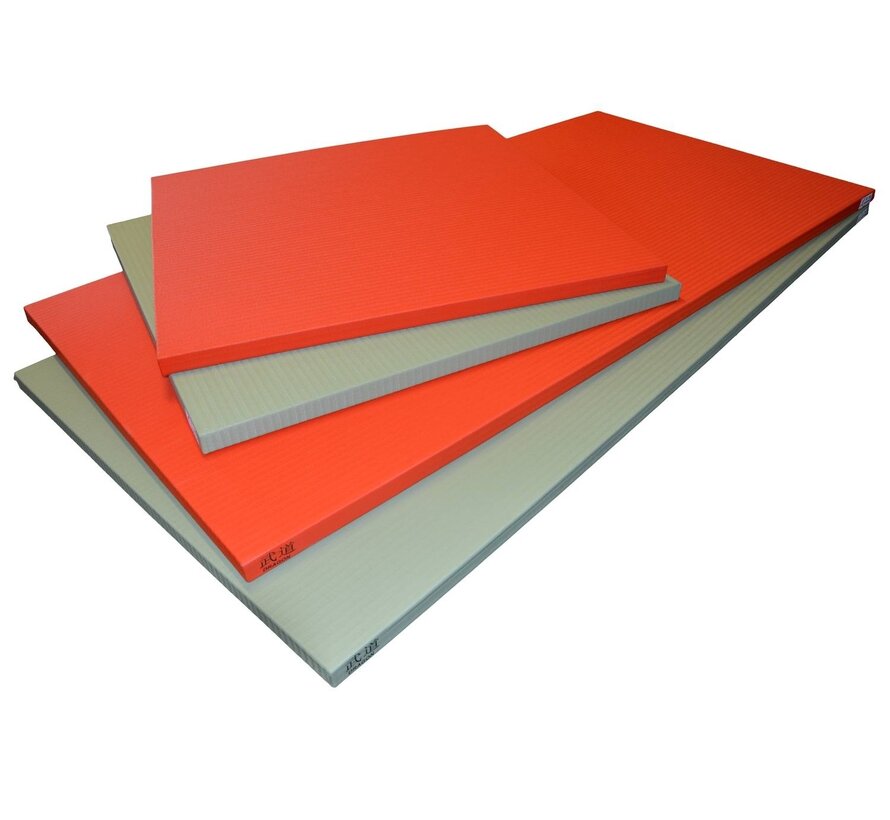 2 x Judo mat 200x100x4cm - Grijs OP=OP