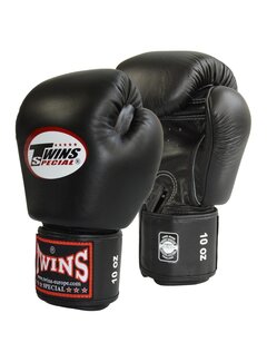 Twins Bokshandschoenen, echt leder, zwart - 12 Oz - OP=OP