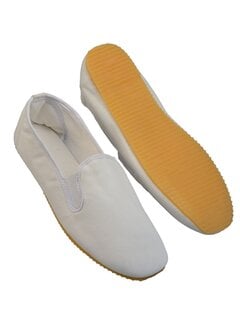Phoenix Witte Kung Fu Schoentjes rubber zool - Maat 35 - OP=OP