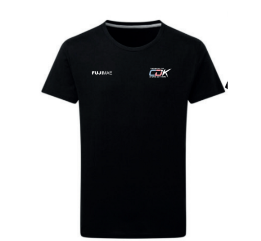 Taekwon-Do Chong Do Kwan T-shirt zwart - Maat 116 5a6 jaar