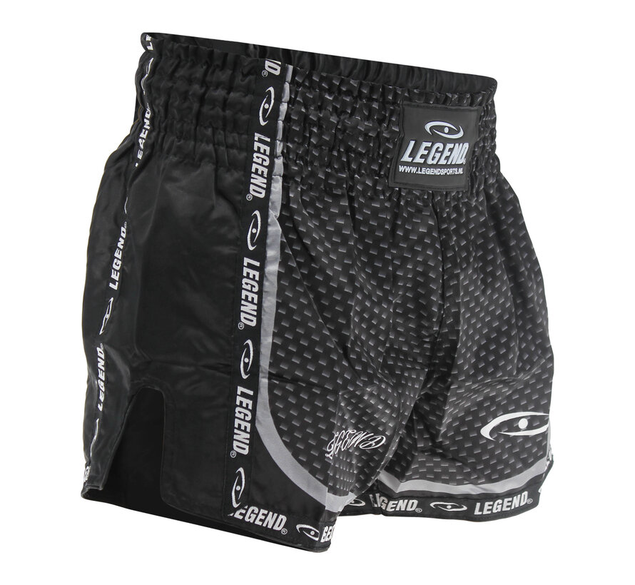Kickboks Broekje Carbon ZWART Maat M - OP=OP