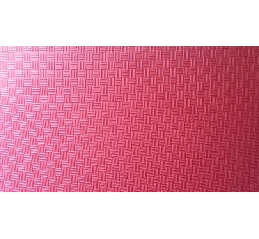 Verhuur 2,5 Cm Puzzelmatten rood/blauw
