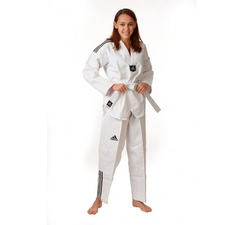 Wacoku adidas Taekwondopak, Adi Club 3 strepen -180 Cm - OP=OP