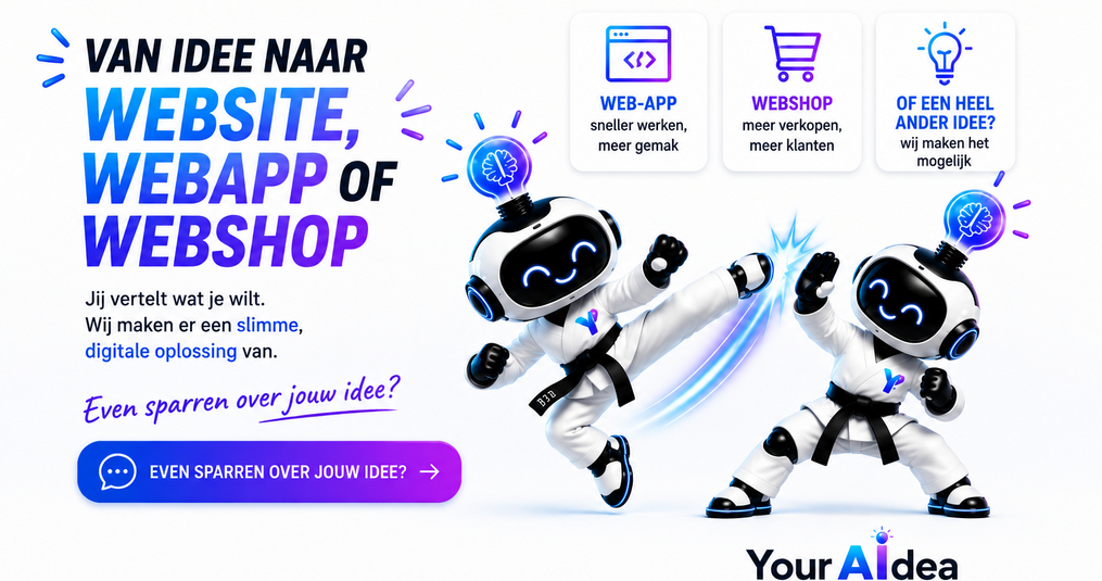 Van idee naar website, webapp of webshop | YourAIdea