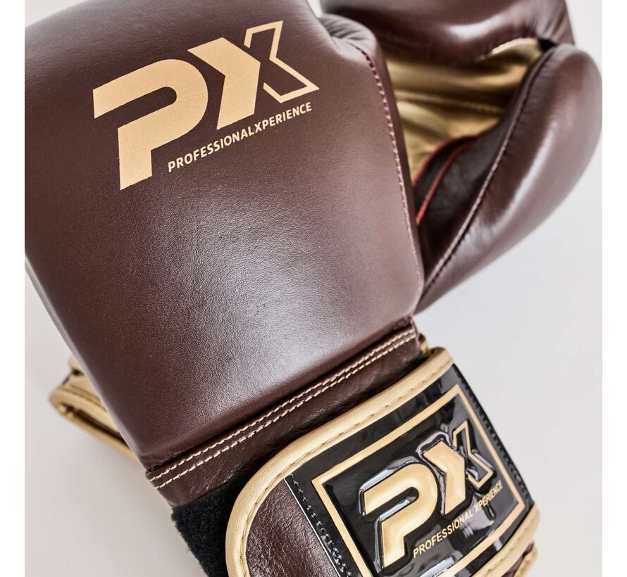 PX lederen bokshandschoenen 10 Oz - OP=OP