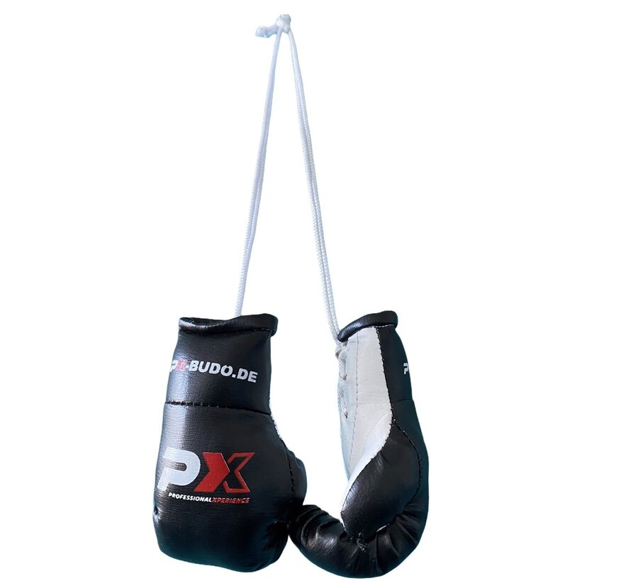 Mini Bokshandschoenen met PX Logo om op te Hangen