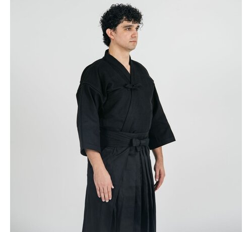 FUJIMAE Training Kendo Jas - Zwart, Maat: 180 Cm OP=OP