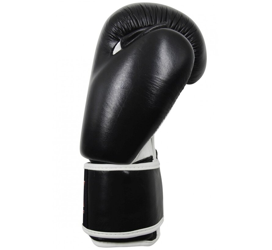 Bokshandschoenen, echt koeleder, zwart - 10 Oz OP=OP