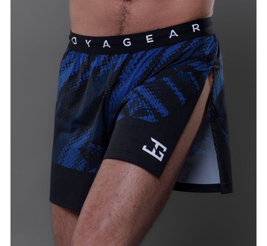 Joyagear Elite High Split MMA Short Blauw