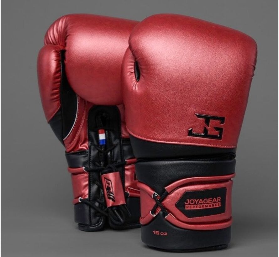 Joyagear Performance V2 Laces Boxing Gloves Rood/Zwart
