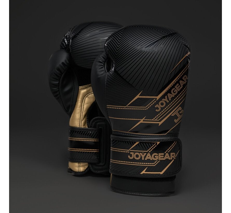 The Joyagear Evolution Kickbokshandschoenen - Goud/Zwart