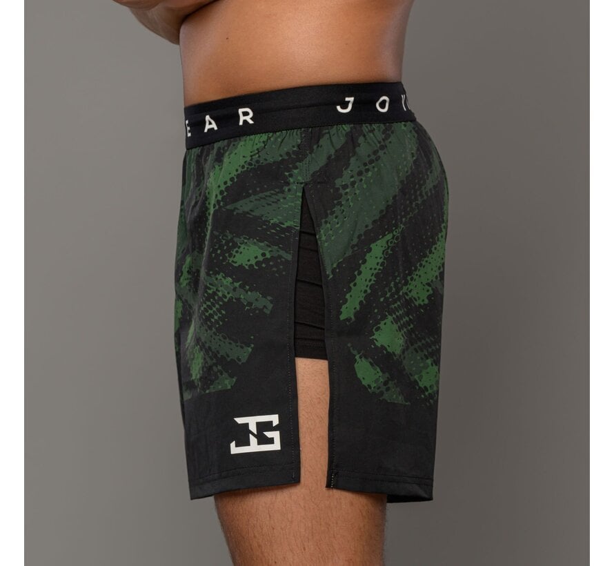 Joyagear Elite High Split MMA Short Groen