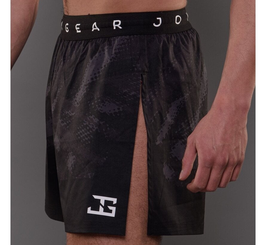 Joyagear Elite High Split MMA Short Zwart