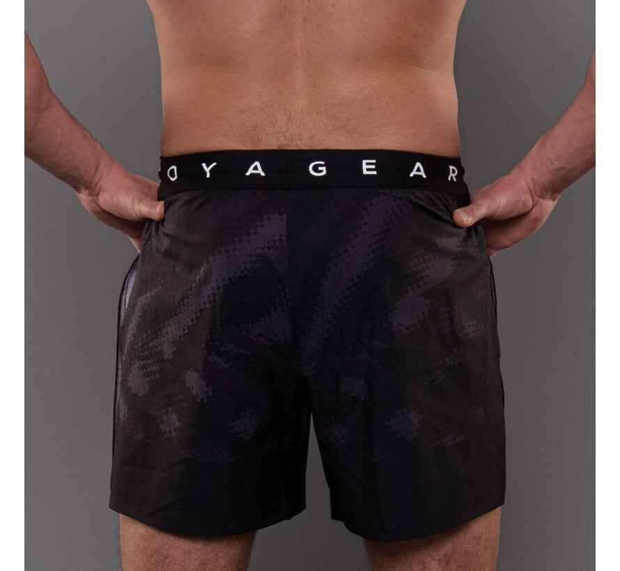 Joyagear Elite High Split MMA Short Zwart