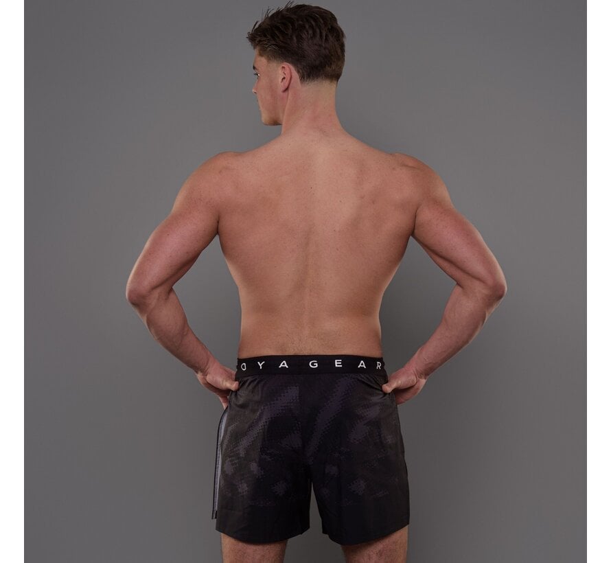 Joyagear Elite High Split MMA Short Zwart