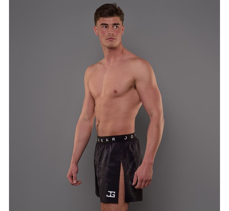Joyagear Elite High Split MMA Short Zwart