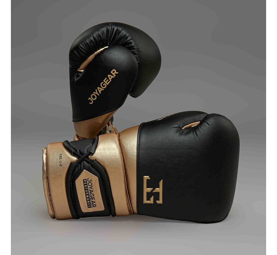 Joyagear Performance V2 Laces Boxing Gloves Black/Gold