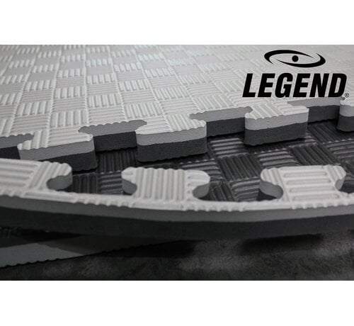 Legend Sports Legend Puzzelmat sport 3CM Zwart/Grijs