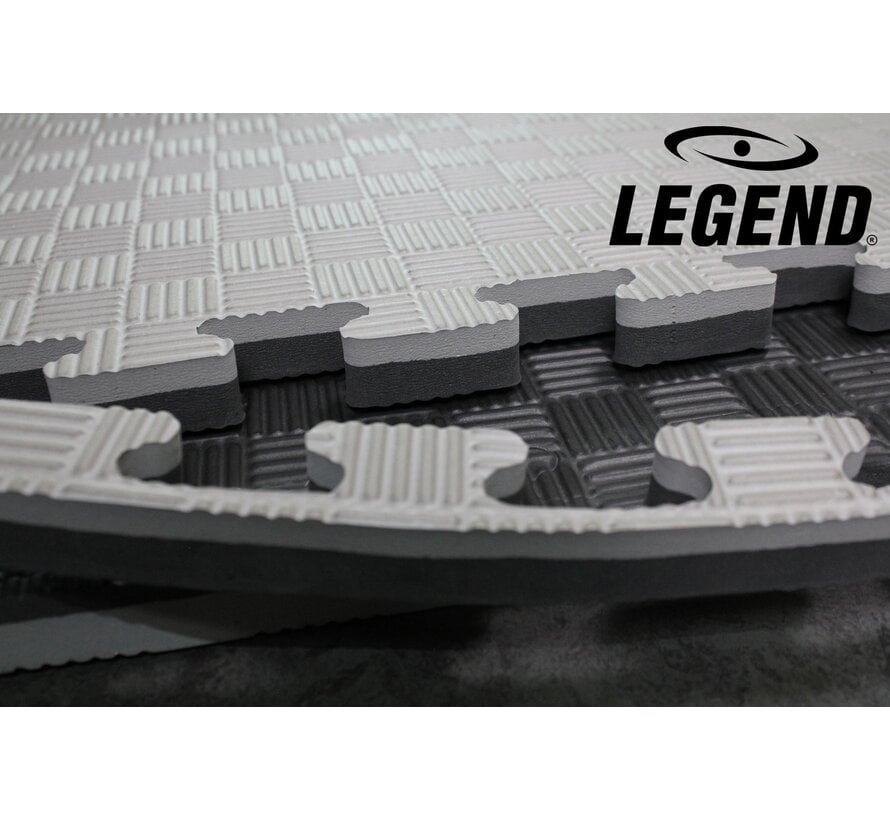 Legend Sports Legend Puzzelmat sport 3CM Zwart/Grijs