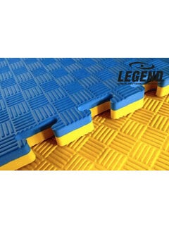 Legend Legend Legend Puzzelmat sport 2CM Blauw/Geel