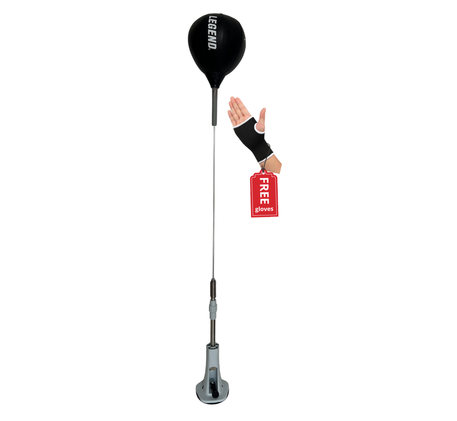 Legend portable speed Boksbal zuignap 130cm - 175cm
