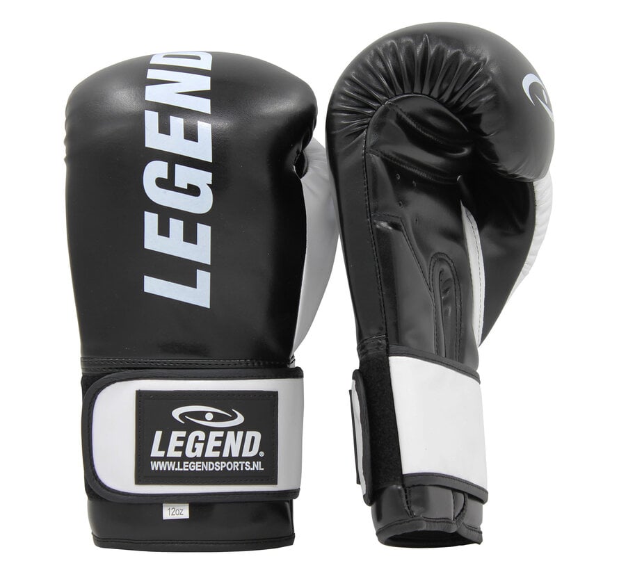 Legend Sports Bokshandschoenen Legend Impact Protect zwart/wit