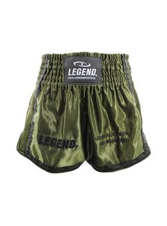 Legend Sports Kickboks Broekje Army Green Kids/Volwassenen