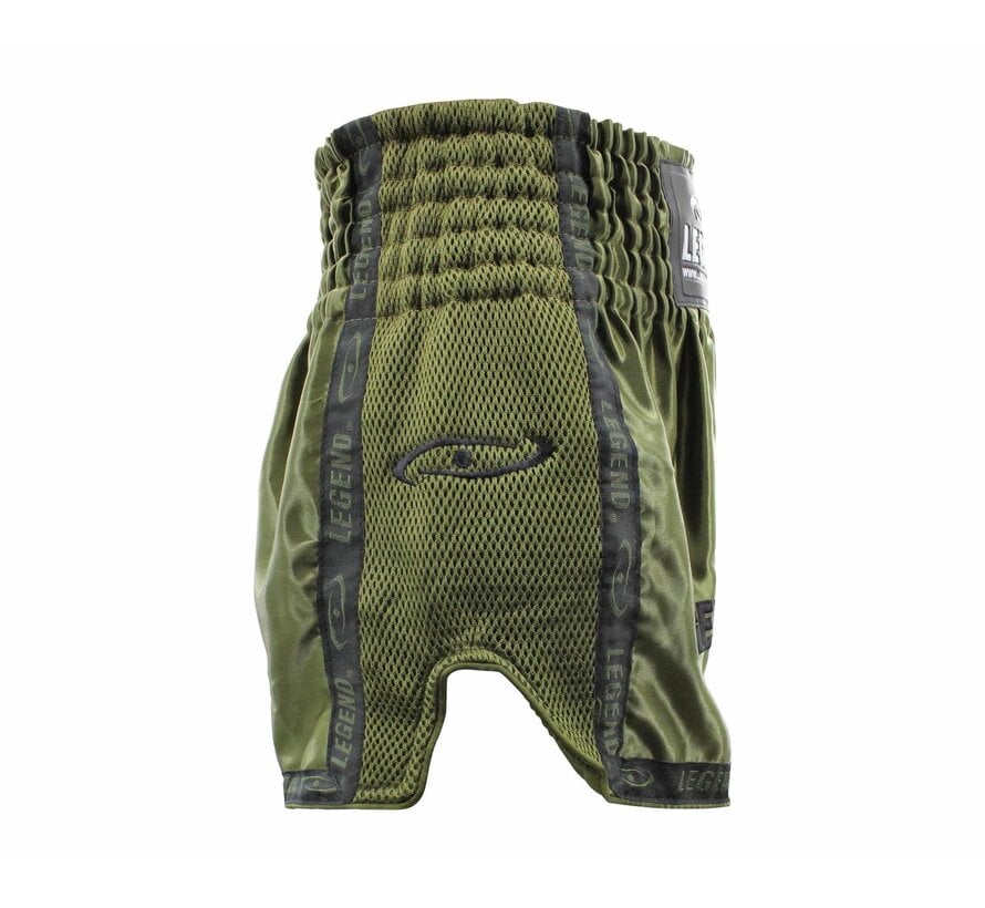 Legend Sports Kickboks Broekje Army Green Kids/Volwassenen