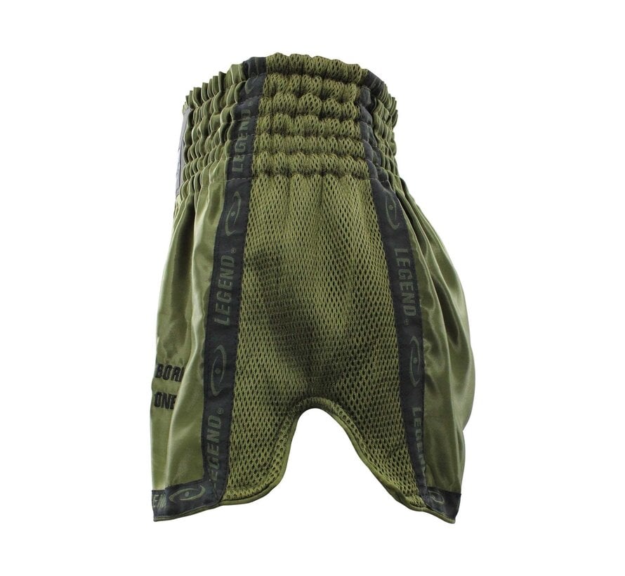 Legend Sports Kickboks Broekje Army Green Kids/Volwassenen
