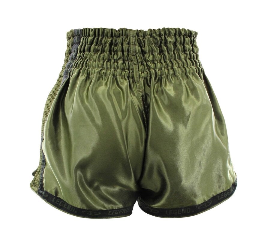 Legend Sports Kickboks Broekje Army Green Kids/Volwassenen