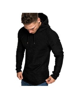 Legend Sports Hoodie Rib Sleeve Black