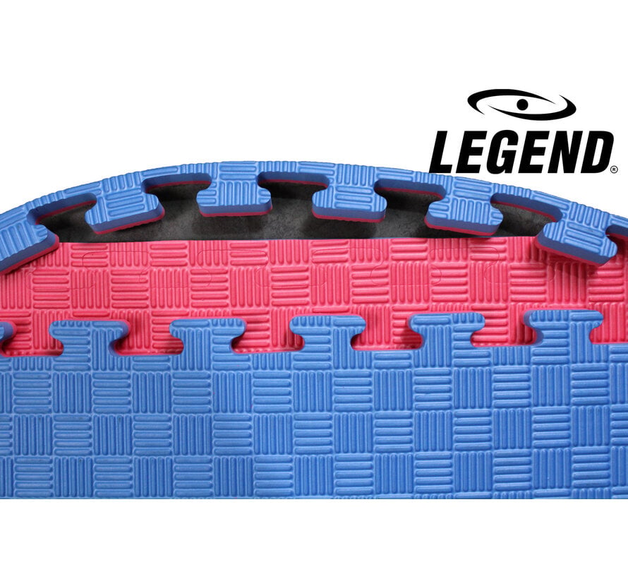 Legend Sports Legend Puzzelmat sport 3CM Blauw/Rood