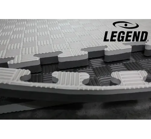 Legend Sports Legend Puzzelmat sport 3CM Zwart/Grijs