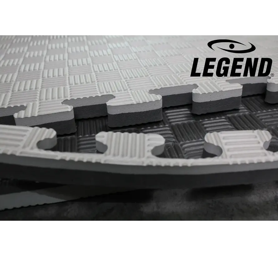 Legend Sports Legend Puzzelmat sport 3CM Zwart/Grijs