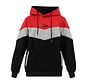 Hoodie Legend Tricolore Dames/Heren - Rood Fleece voor Comfort en Fitness