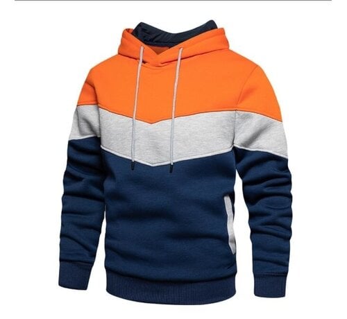 Hoodie Legend Tricolore Dames/Heren - Oranje Fleece voor Comfort en Stijl