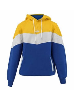 Hoodie Legend Tricolore Dames/Heren - Geel Fleece voor Casual en Sportief Gebruik