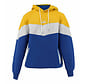 Hoodie Legend Tricolore Dames/Heren - Geel Fleece voor Casual en Sportief Gebruik