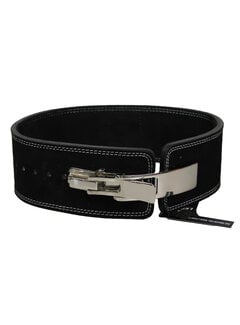 Legend Sports Power Lifting Fitness Riem - Zwart Suède Leer voor Optimale Ondersteuning