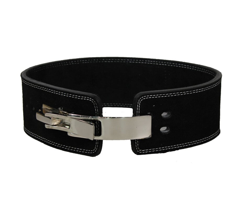Legend Sports Power Lifting Fitness Riem - Zwart Suède Leer voor Optimale Ondersteuning