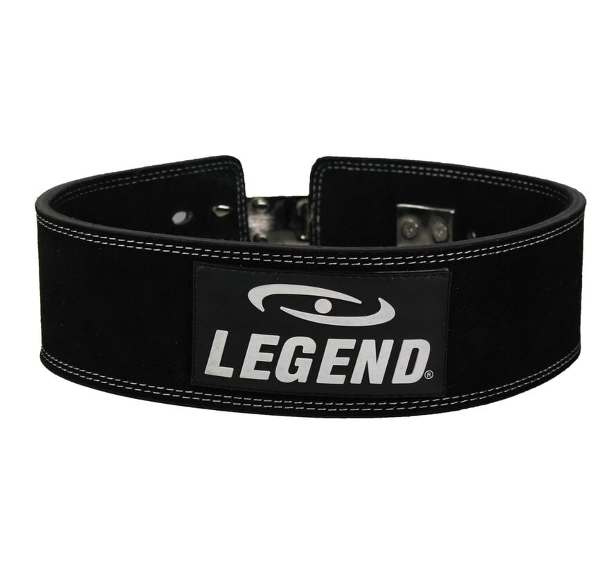 Legend Sports Power Lifting Fitness Riem - Zwart Suède Leer voor Optimale Ondersteuning