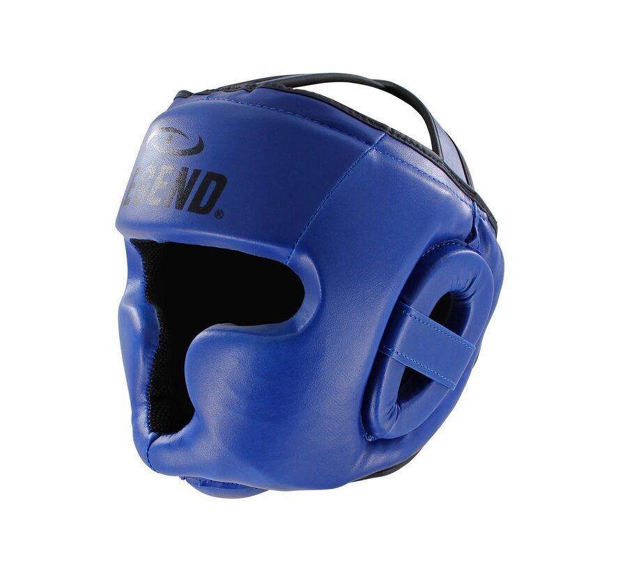 Legend Sports Hoofdbeschermer - Blauw Skintex voor Volledige Bescherming
