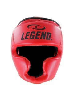 Legend Sports Hoofdbeschermer Rood Skintex - Volledige Bescherming voor Veilig Trainen