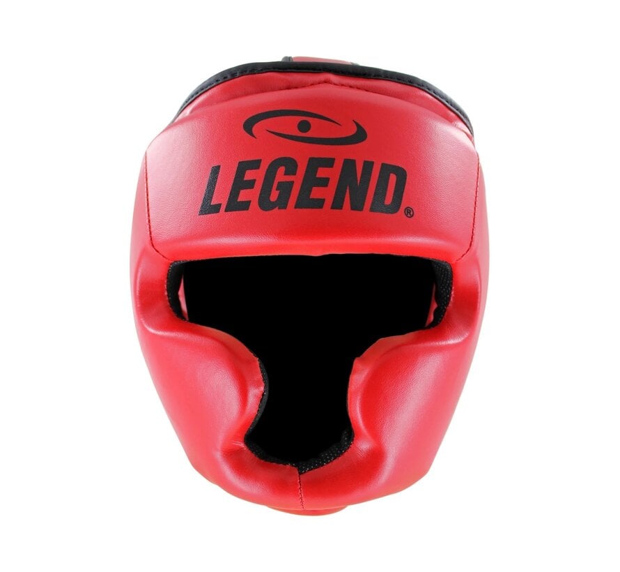 Legend Sports Hoofdbeschermer Rood Skintex - Volledige Bescherming voor Veilig Trainen