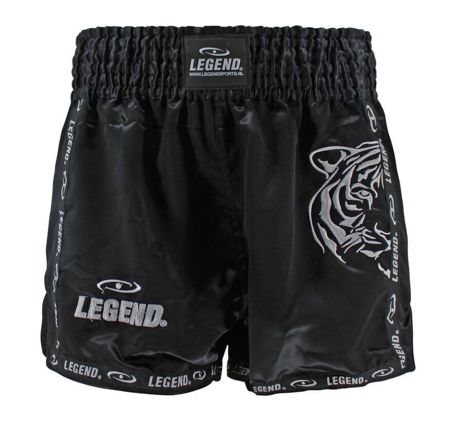 Legend Sports Kickboksbroek Tijger Zwart voor Kinderen en Volwassenen